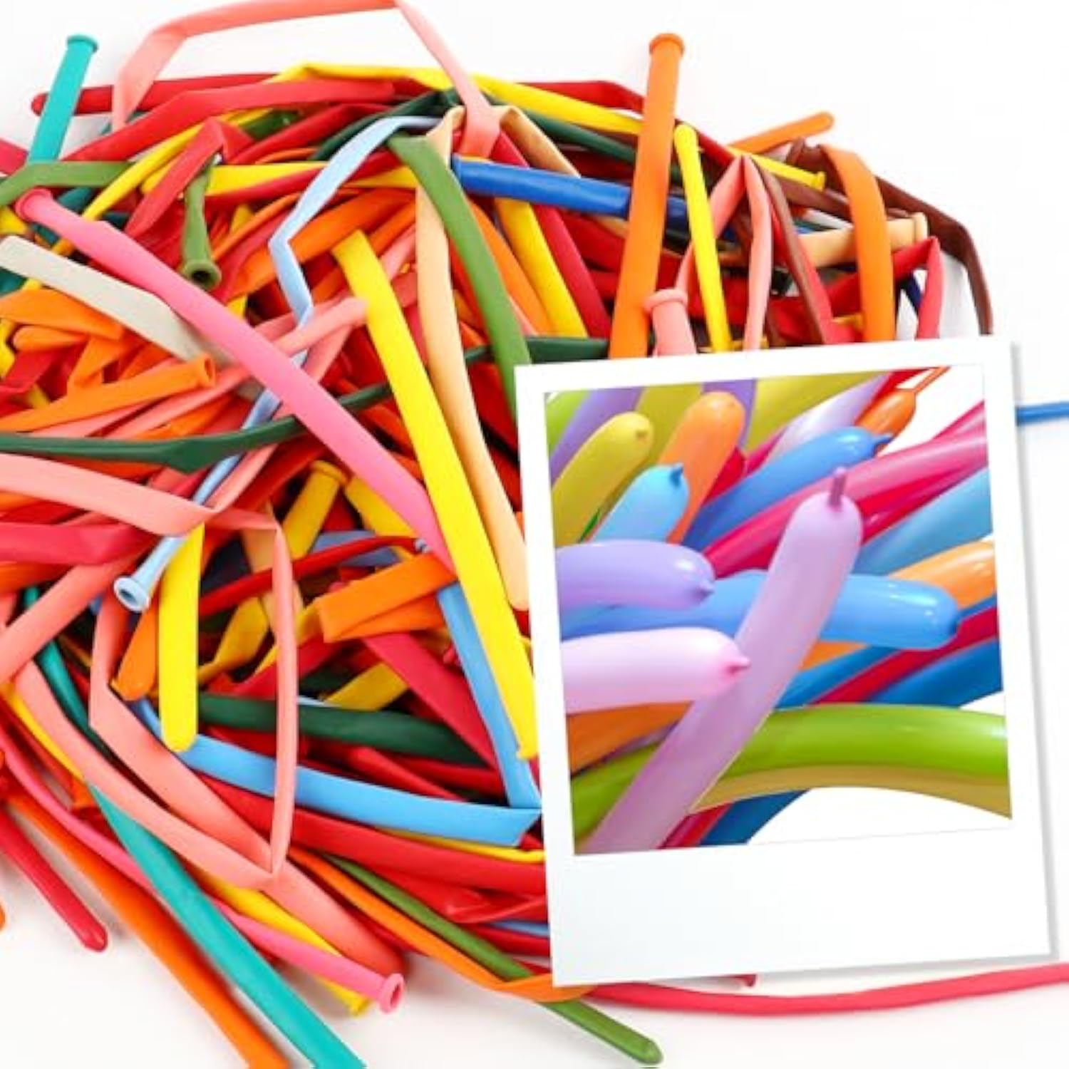 260 Balloons - Multi Long Balloons For Tying Balloon Arch, 100Pcs Twisting Balloon For Animal Modeling & Birthday Party Decorations