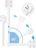 Outlet Extender 4 AC Outlets 4 USB Ports 1800J Surge Protector Power Strip