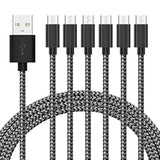 Gopala Micro Usb Cable Android Charger [6-Pack 5Ft] Nylon Braided Fast Sync&Charging Cord For Android, Samsung, Nexus, Lg, Htc, Nokia, Sony, And More