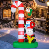 Christmas Inflatables Christmas Blow Up Yard Decorations Christmas Inflatable Candy Cane Santa Clause Snowman Reindeer H