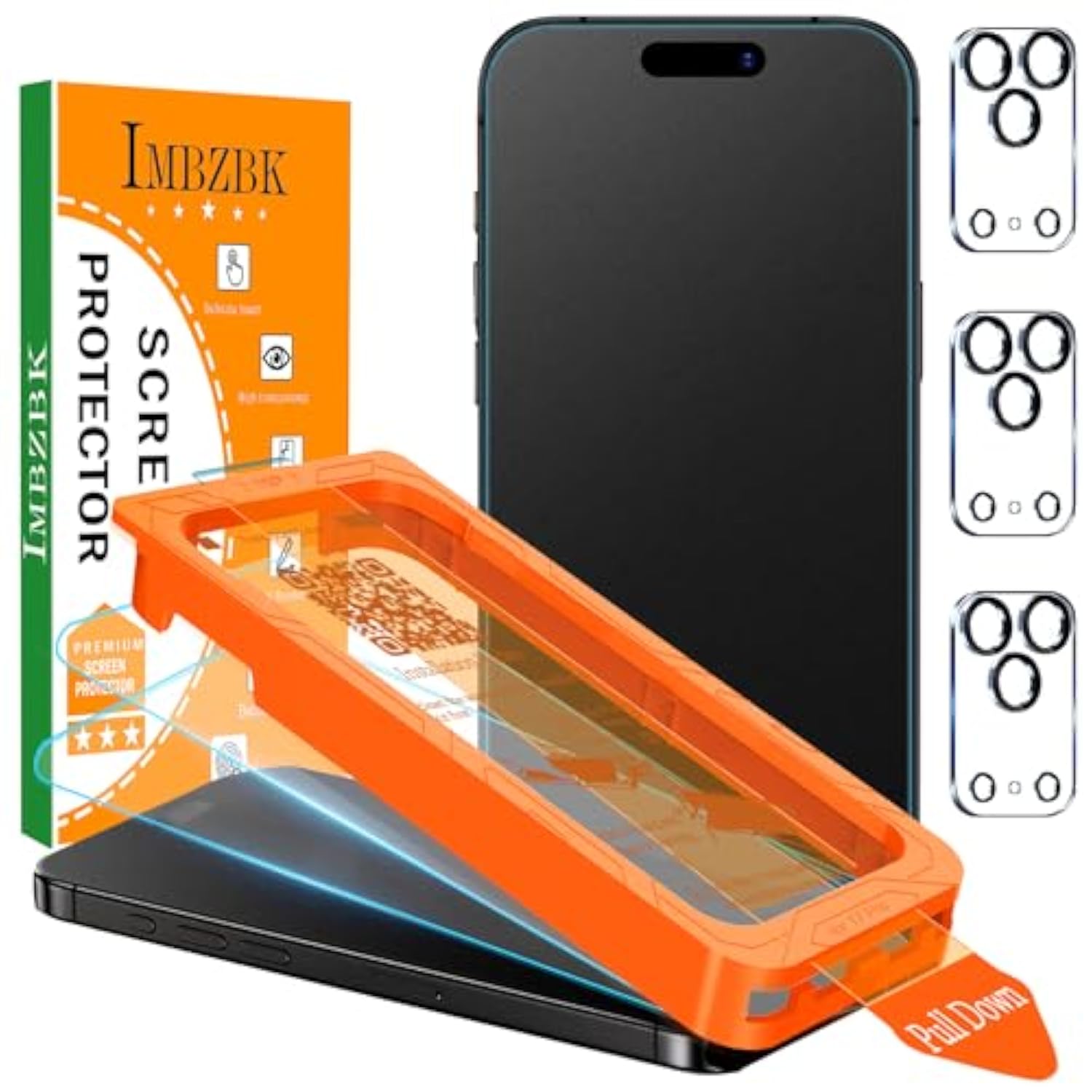 [Auto-Dust Removal] 3 Pack Matte Screen Protector For Iphone 17 Pro [Military Grade] Accessories, Case Friendly Film, 3 Tempered Glass Camera Lens Protector, Anti-Glare, Smooth As Silk