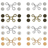 40 Pieces Adjustable Waist Buckle Extender For Jeans Set 4 Styles 2 Si