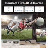 Usb C To Hdmi 2.1 Cable [8K@60Hz,4K@144Hz,2K@165Hz] 6Ft Type C To Hdmi 8K Brai