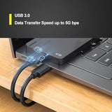 Usb 3.0 Male To Male Cable - 5 Feet Double Sided Usb Cord Male To Male For Har