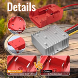 Step Down Converter 18V To 12V For Milwaukee M18 Power Wheel Battery Adapter Dc 12V 20A 240W Buck Converter Dc Voltage Regulator