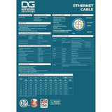 Dg Cat6 Plenum (Cmp), 1000Ft, Utp 23Awg, Solid Bare Copper, 600Mhz, Etl Certif