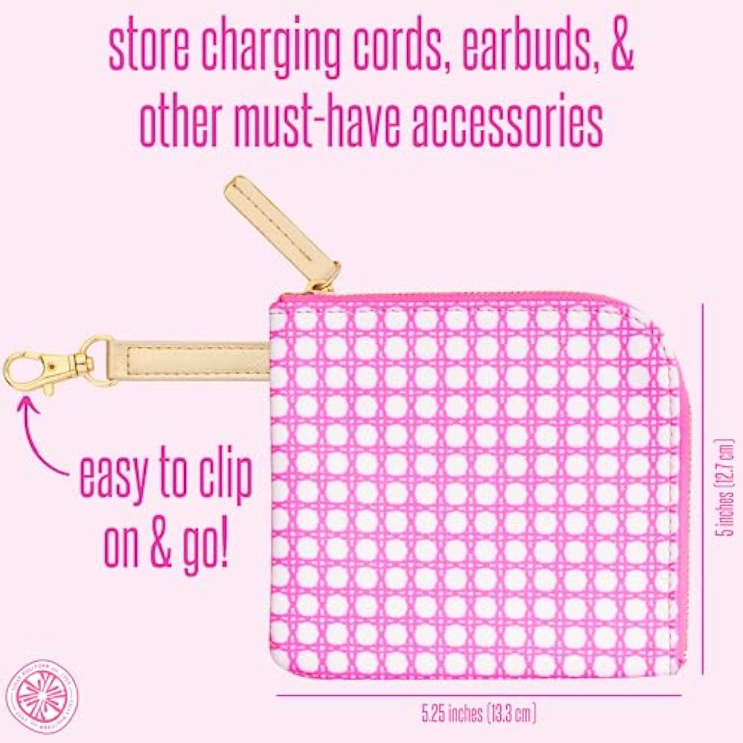 Lilly Pulitzer Padded Tech Sleeve with Small Zip Pouch for Accessories, Cute Laptop Case for Women, Tablet Bag or 13 Inch Laptop Sleeve (Cay to My Heart)