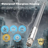 Outdoor Wifi Antenna 5 Dbi 2.4Ghz Omnidirectional Antenna, 12", N-Male Connector, Waterproof Fiberglass Antenna For Wireless Routers, Access Points, Signal Boosters, Iot Devices