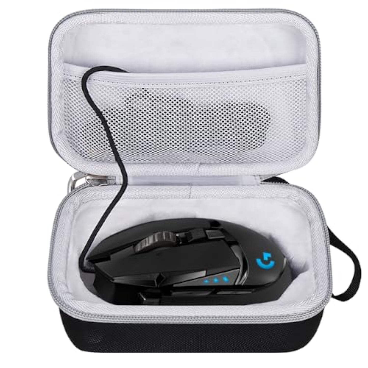 Carrying Mouse Case For Logitech G502 Hero High Performance/ G502 X Plus Lightspeed Gaming Mouse(Case Only) (Black)