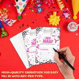 Space Cowgirl Birthday Party Invitation, Pink Disco Cowgirl Themed Fill-In Invites, 20 Invitations With Envelopes (4" X 6"), Adults Nashville Rodeo Party Favors Decorations And Supplies -42