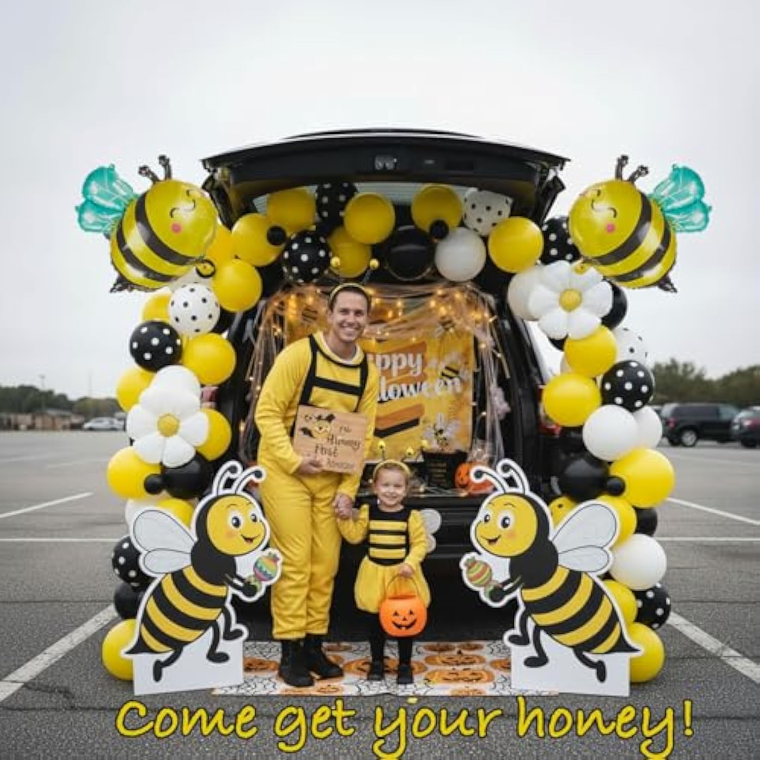 Bee Balloon Garland Arch Kit Balloon With Mylar Bee Daisy Balloons For Little Honey Birthday Party What Will It Bee Gender Reveal Baby Shower Spring Decorations