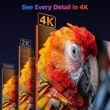 Portable Monitor 15.6 Inch 4K Uhd 145% Srgb 60Hz, Travel Monitor For Laptop Macbook Surface Pc Xbox Ps5, Hdmi Usb-C Vesa Compatible Built-In Speaker