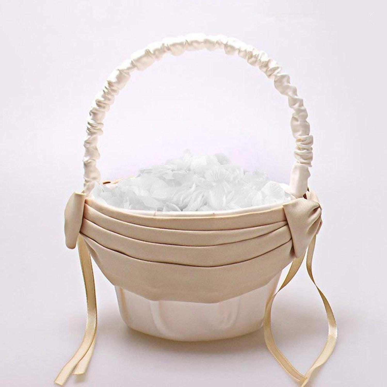 2000 Pcs Silk Petals, Artificial Rose Flower Petal Vase Home Decor Wedding Bridal Birthday Diy Decoration Garden Party Ceremony Wholesale - White