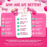 All-In-1 Minnie Balloon Arch Kit With Bonus Bow & Mouse Head Balloons - Mini Mouse Balloons For Birthday Decorations & Oh Twodles Birthday Party Supplies Girl - Minnie Birthdays Party, Baby Shower