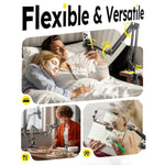 Phone Holder For Bed Desk [3Rd Upgrade] Cell Phone Stand For Desk,Recording Iphone Mount For Gooseneck Iphone Holder For Filming Camera Laying Down,Bed Accessories Flexible Arm Clamp Clip Stand