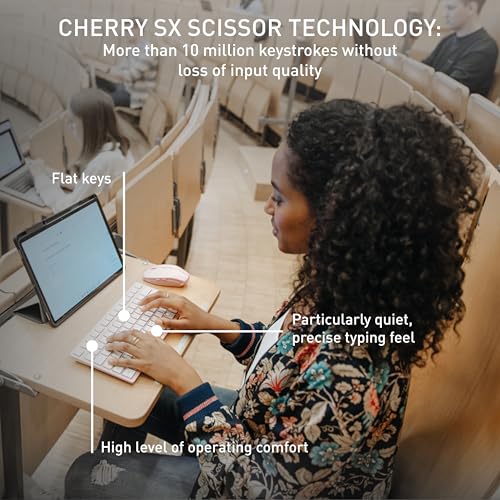 Kw 7100 Mini Multi Device Compact Keyboard With Bluetooth. ( Blossom)