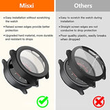 2-Pack Hard Pc Case With Screen Protector For Samsung Galaxy Watch 5 Pro 45Mm, Ultra-Thin Scratch Resistant Cover With Tempered Glass For Galaxy Watch5 Pro, Black