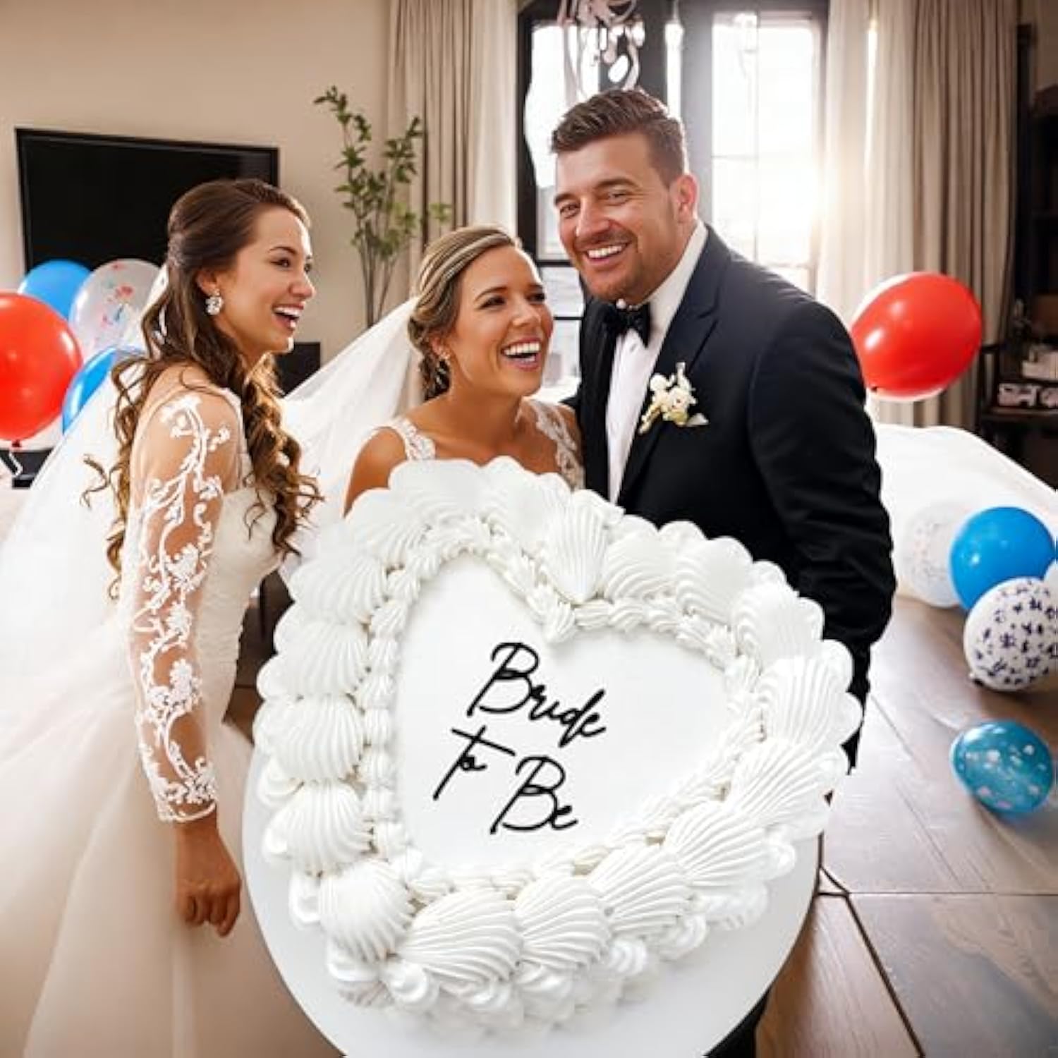 “Bride to Be” Acrylic Cake Topper for Wedding, Bridal Shower & Bachelorette Decor