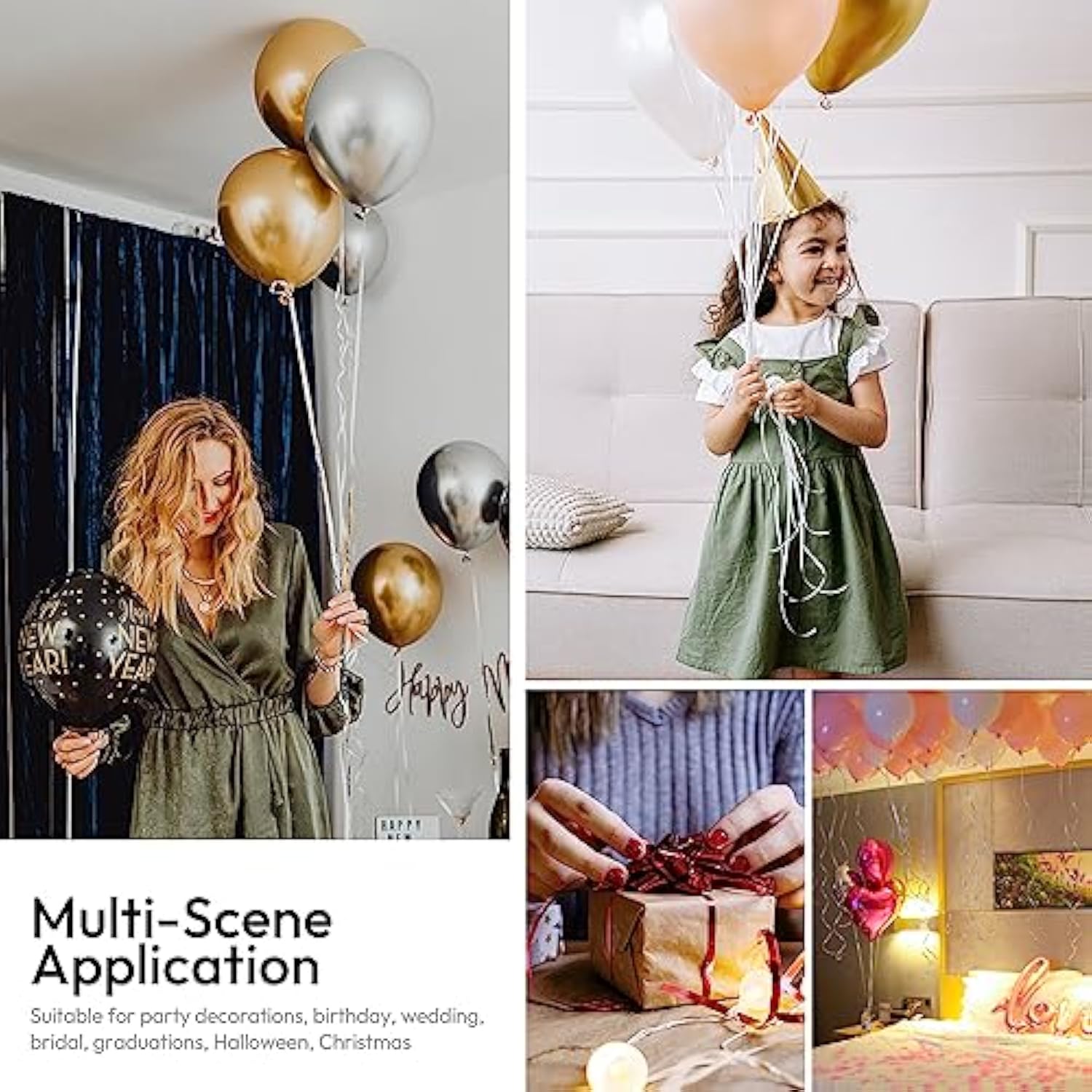 500 Yards Lavender Curling Ribbon For Gift Wrapping, 1/5 Inch Wide Balloon Ribbon String For Florist Flower, Crafts, Wreaths, Christmas, Birthday Party, Wedding