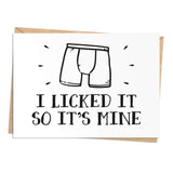 Funny Birthday, Anniversary, Or Valentine'S Day Card - Naughty Card For Husband Or Boyfriend