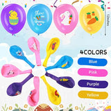 45 Piece Easter Party Latex Balloons Decorations, Easter Eggs Bunny Chick Balloon Hello Spring Happy Easter Decor For Spring Easter Birthday Theme Party Supplies Indoor Outdoor