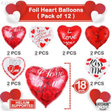I Love You Balloons Heart Shaped Balloons and Valentines Balloons