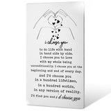 Husband Wallet Card Gift From Wife Gifts For Him Her Boyfriend Anniversary Cards Gift For Him Men Valentine'S Day Cards For Him Husband Groom Card Gifts Romantic Gift Card Engraved Wallet Card For Men