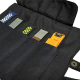 Watch Band Accessories,Smart Watch Band Protable Storage Bag Case Pouch Organizer-Compatible With Apple Watchbands, Garmin Watch Band, Samsung Watch Band Etc -Cotton Canvas (Black)