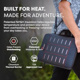 Insulated Thermal Sleeve For Laptops, Ipads, Macbooks & Similar Sized Tablets Or Laptops Up To 13" - Patented Nasa Thermal Technology Extends Battery Life In The Cold (Gold)
