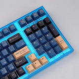 Pbt Keycaps,129 Keys Japanese Keycap Dye Sublimation For 61/64/68/87/96/104/10