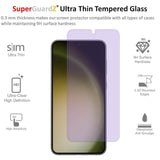 SuperGuardZ [2-PACK] For Samsung Galaxy S25 / S24 Screen Protector Anti Blue Light Tempered Glass, Eye Protection, 9H, 0.3mm, Anti-Scratch, Anti-Bubble