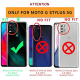 Shockproof Camouflage Military Grade Drop Tested Phone Case With Built In Kickstand With Screen Protector Holster Belt Clip Fits For Moto G Stylus 5G 6.8" (Blue Camo)