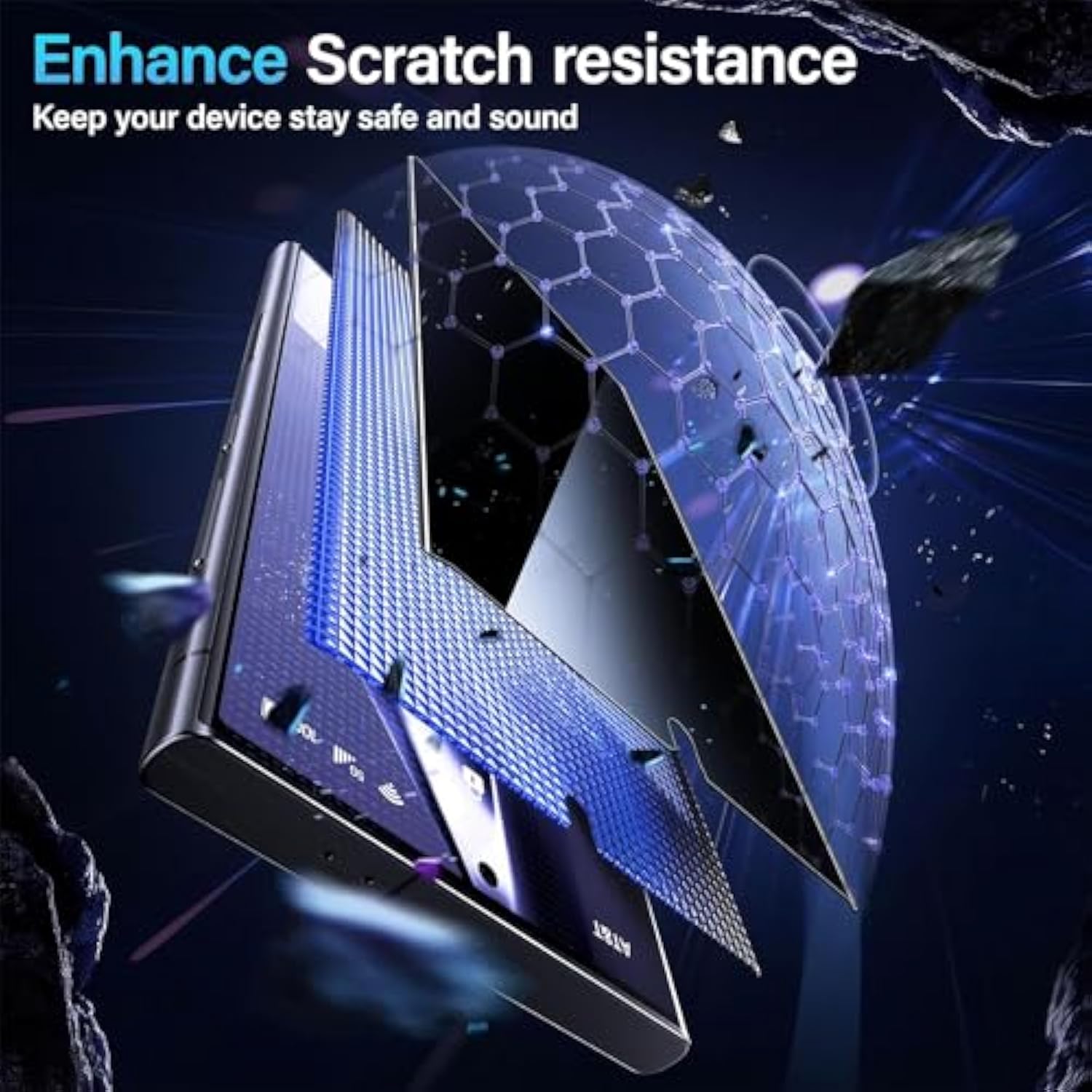 For Samsung Galaxy S22 Ultra Screen Protector Privacy [Auto Alignment/Dust Removal],Bubble-Free,[100% Ultrasonic Fingerprint Id] Easy Installation,Full Coverage,Anti-Spy [Non-Glass] 2 Packs