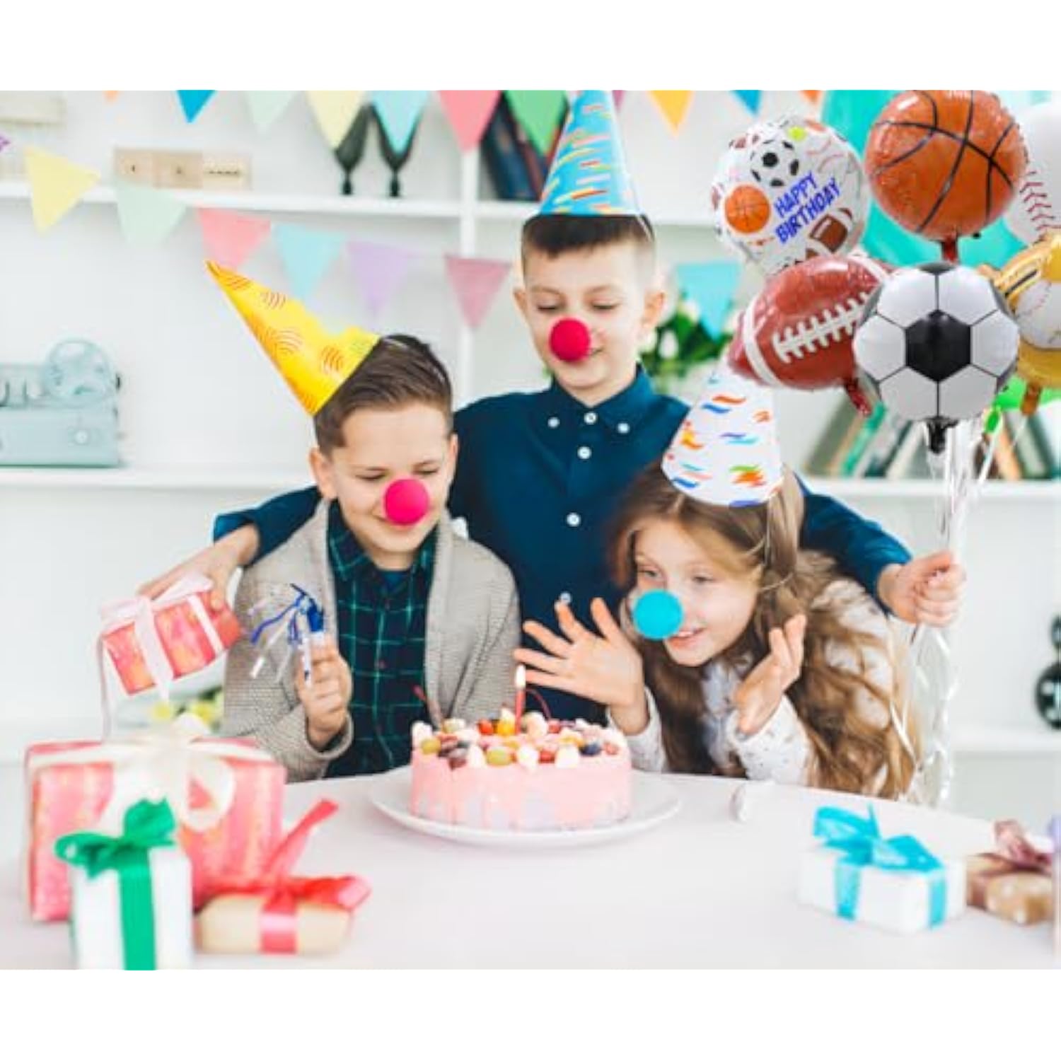 6 Pcs Sports Balloons Basketball Baseball Football Volleyball Soccer Baby Shower