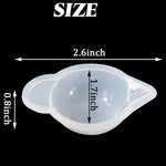 20Pcs Silicone Mold Cup Dispenser, Small Silicone Cups,Resin Mold Mini Measuring Cup, Color Modulation Tools For Diy Epoxy Resin Craft