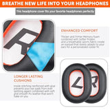8200Uc Replacement Earpad For Plantronics Backbeat Pro 2/ Voyager 8200 Uc Wireless Headphones, Ear Cushions Cup Cover Earmuff Protein Leather Memory Foam, Repair Part Accessories