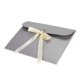 10Pcs Paper Gift Card Envelopes Bags With Ribbon Bowknot Holiday Envelope Greeting Cards Packaging Bag Underwear Silk Scarf Party Gift Wrapping Bag Wedding Presents Box, Medium