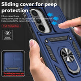 Phone Case for  Galaxy A17/ A26 5G Case with HD Screen Protector & Slide Camera Cover & Rotated Ring Kickstand, [Military-Grade] Phone Case