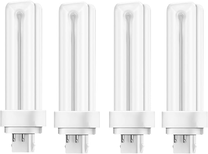 G24Q-1 CFL Light Bulb 13W 4100K Cool White 4 Pin Compact Fluorescent Replacement Lamp