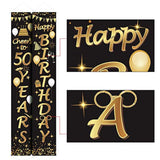 2 Pieces 50Th Birthday Party Decorations Cheers To 50 Years Banner 50T