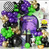 Halloween Balloon Garland Arch Kit Purple Orange and for Halloween Birthday