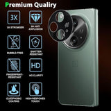 [3 Pack Camera Lens Protector For Oneplus Open Tempered Glass Full Coverage,Case Friendly No-Bubble High Definition [Easy Installation]