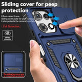 For Moto G Power 5G 2025 Case,With Screen Protectors And Camera Cover,[Military Grade] 16Ft.Drop Tested Cover With Magnetic Kickstand Protective Case For Motorola G Power 5G 2025, Blue