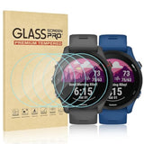 [5 Pack] Screen Protector For Garmin Forerunner 255/255 Music Hd Tempered Glass Screen Protector,Smartwatch Anti-Scratch Bubble-Free