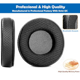 Breathable Replacement Earpads Cushion Compatible With Numark Hf125 Hf 125 Headphone Ear Pads With Mesh Fabric/Punched Protein Leather And Memory Foam
