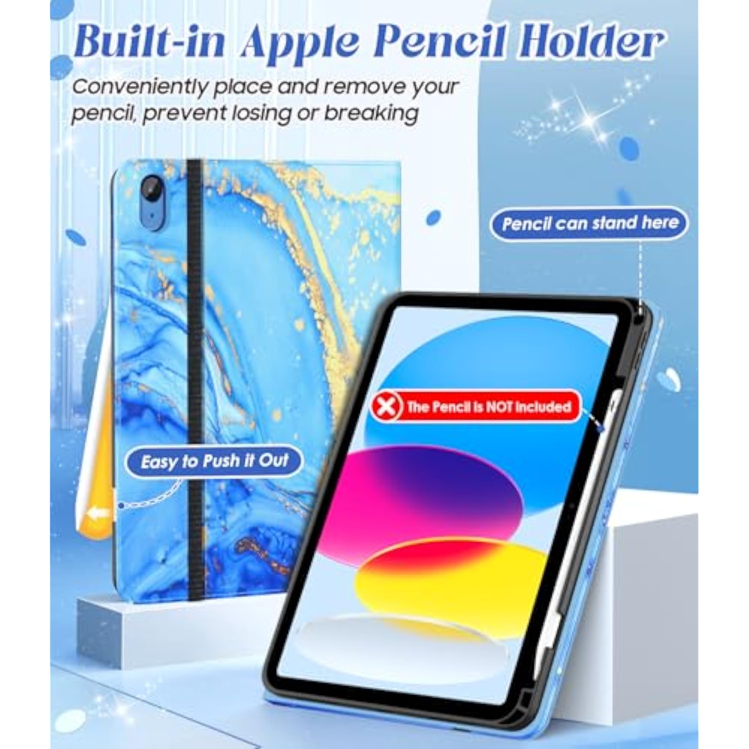 For Ipad 10Th Generation Case 2022, Ipad 10 Th Gen 10.9 Inch Protective Cover