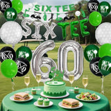 60Th Birthday Decorations, Golf Themed 60Th Birthday Party Decorations Gifts For Men Him With 60 Number Balloons Sixtee Banner Cake Topper
