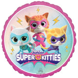 Anagram SuperKitties 3rd Birthday Party Supplies 7pc Balloon Bouquet Decorations