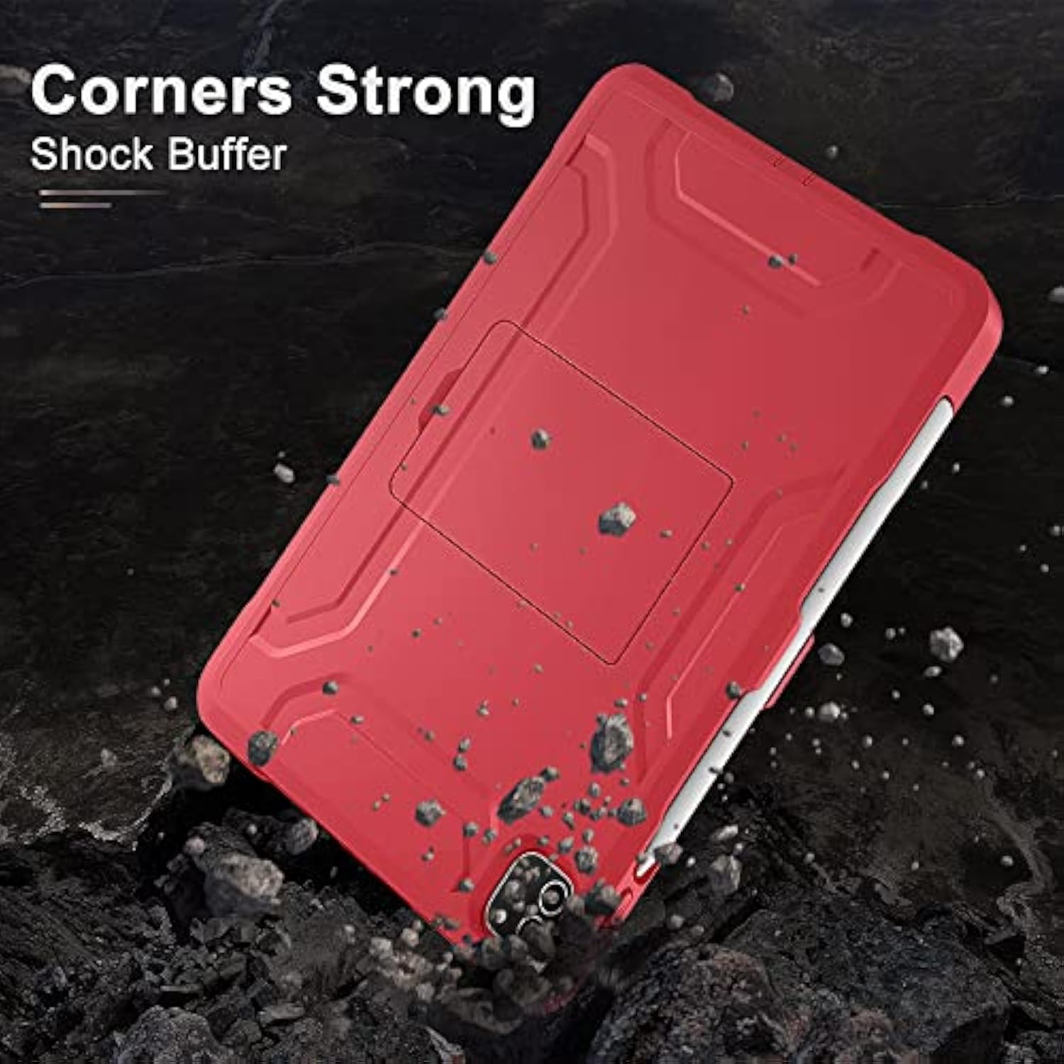 For Ipad Pro 11 Inch Case 2022(4Th Gen)/2021(3Rd Gen), [Screen Protector] Dual