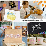 24 Color Larger Outline Shimmer Markers, Double-Line Super Squiggles Metallic Markers,Glitter Outline Pens For Halloween Christmas Card,Teen Girl Gifts Trendy Stuff, Art Supplies Crafts